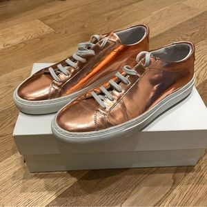 Woman by Common Projects Sneakers Sz 39 Copper Foil